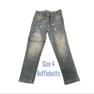 RuffleButts Jeggings Sz 4 NWOT